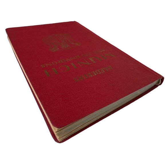 Munich and its Environs Karl Baedeker 1950 Plans and Maps Vintage - Picture 16 of 16